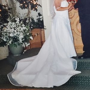 Wedding dress off shoulder